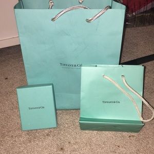 Tiffany & Co. bags, box along with jewelry bag